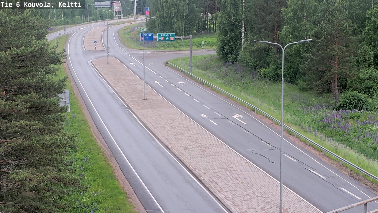 Kelikamerat Kuva Tie 6 Kouvola, Keltti, Kouvola, Kymenlaakso