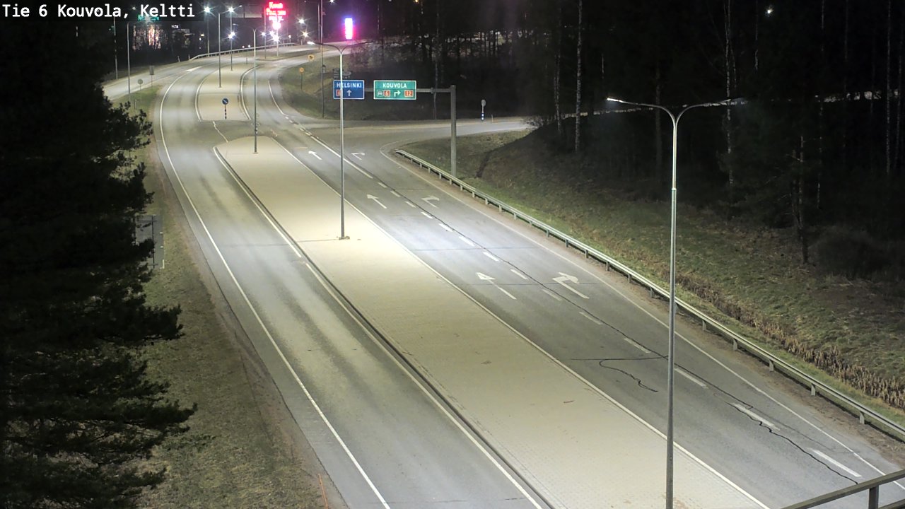 Weather Camera Image Väg 6 Kouvola,  Keltti, Kouvola, Kymenlaakso