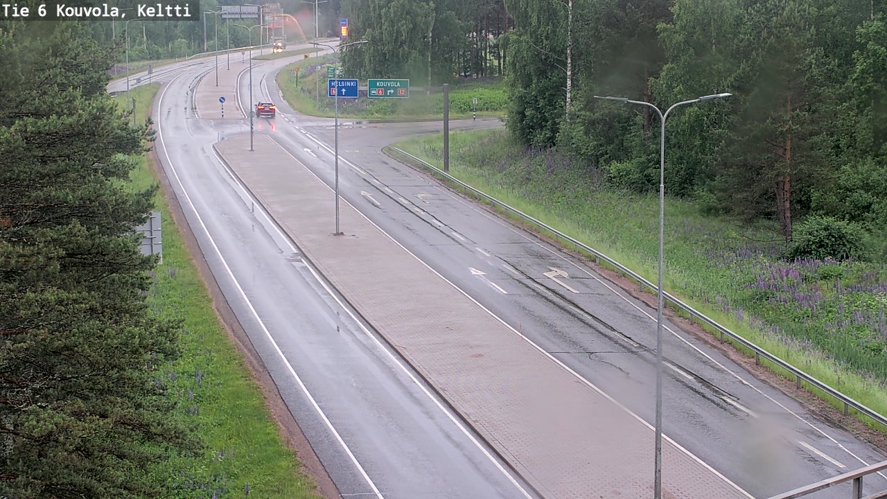 Kelikamerat Kuva Tie 6 Kouvola, Keltti, Kouvola, Kymenlaakso