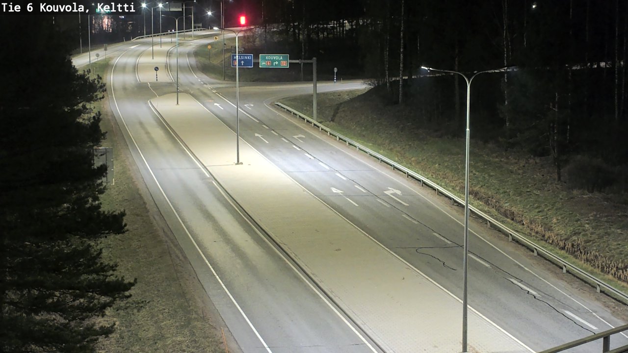 Weather Camera Image Väg 6 Kouvola,  Keltti, Kouvola, Kymenlaakso