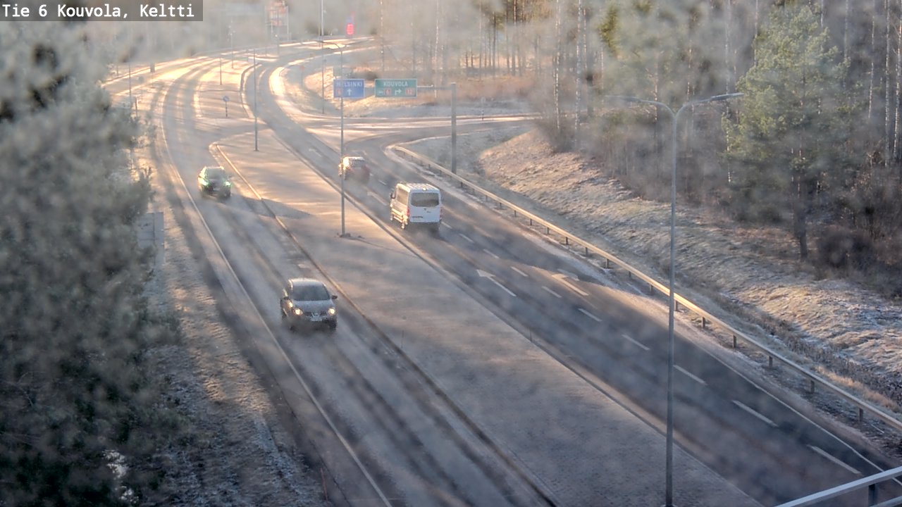 Kelikamerat Kuva Tie 6 Kouvola, Keltti, Kouvola, Kymenlaakso