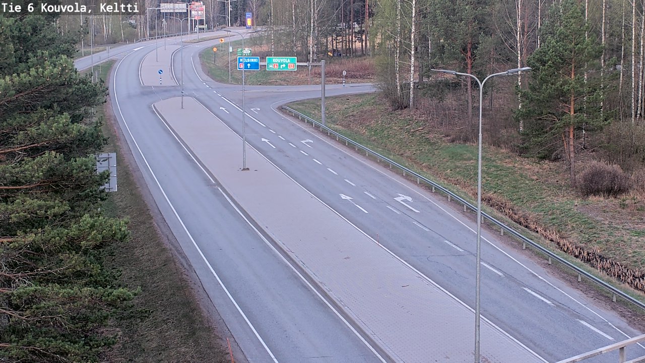 Weather Camera Image Väg 6 Kouvola,  Keltti, Kouvola, Kymenlaakso