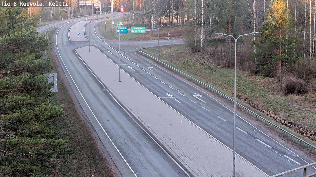 Kelikamerat Kuva Tie 6 Kouvola, Keltti, Kouvola, Kymenlaakso