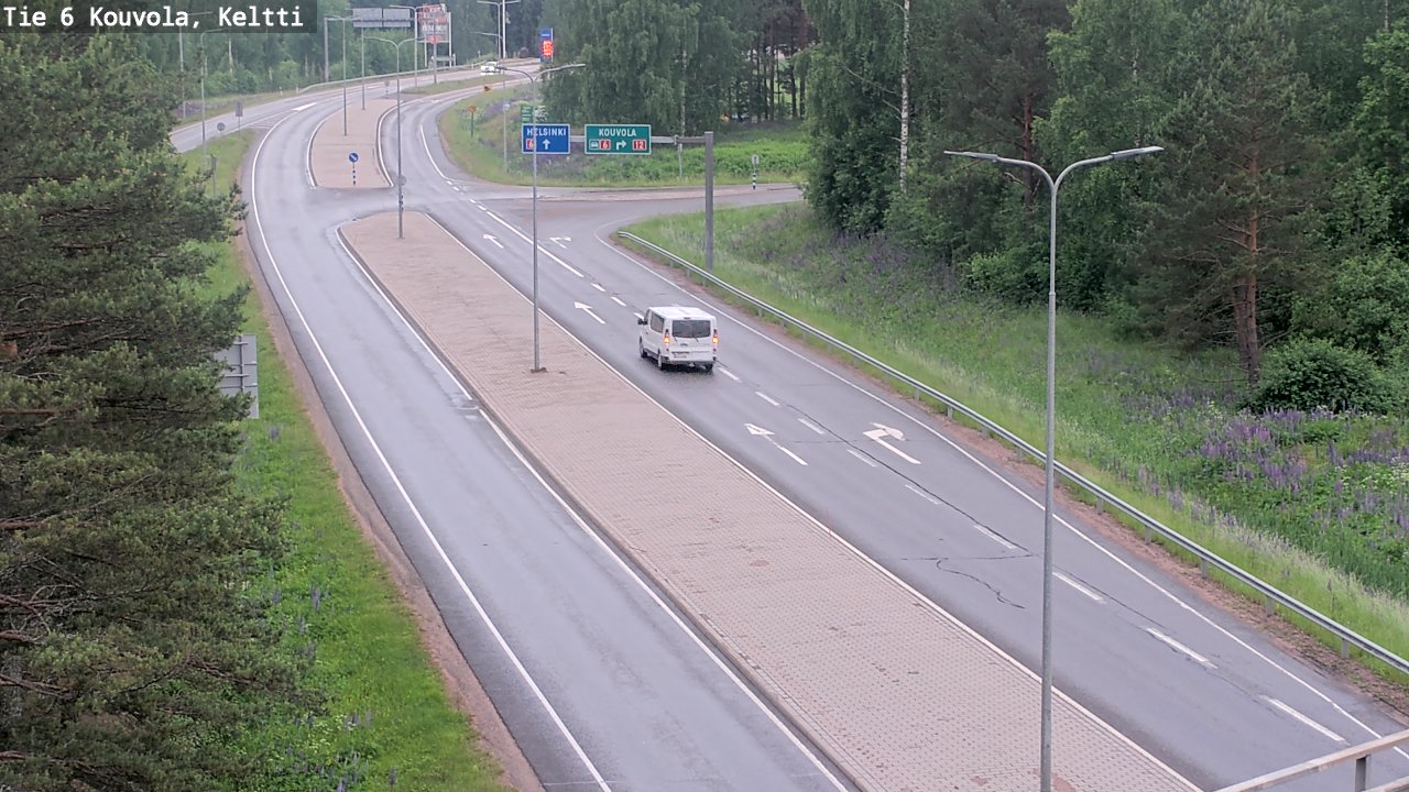 Kelikamerat Kuva Tie 6 Kouvola, Keltti, Kouvola, Kymenlaakso
