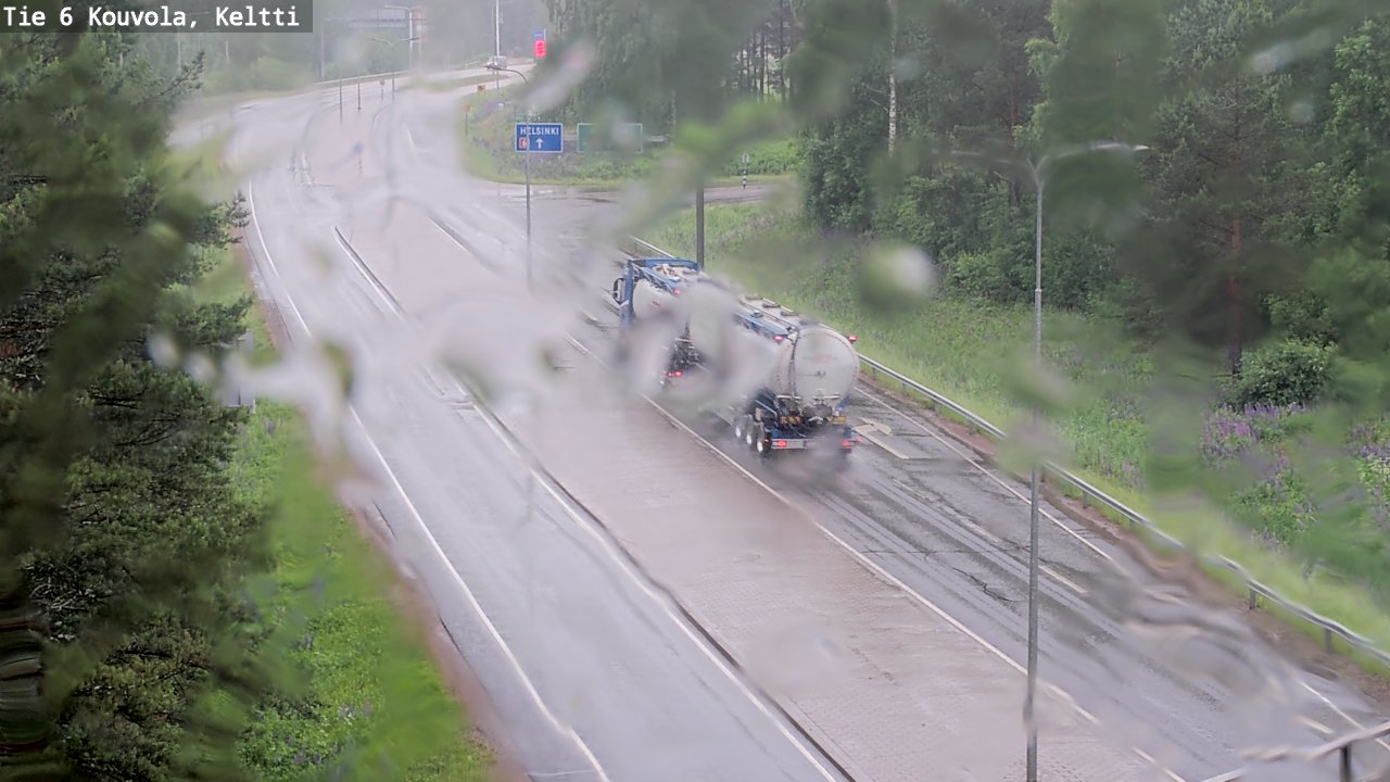 Weather Camera Image Väg 6 Kouvola,  Keltti, Kouvola, Kymenlaakso