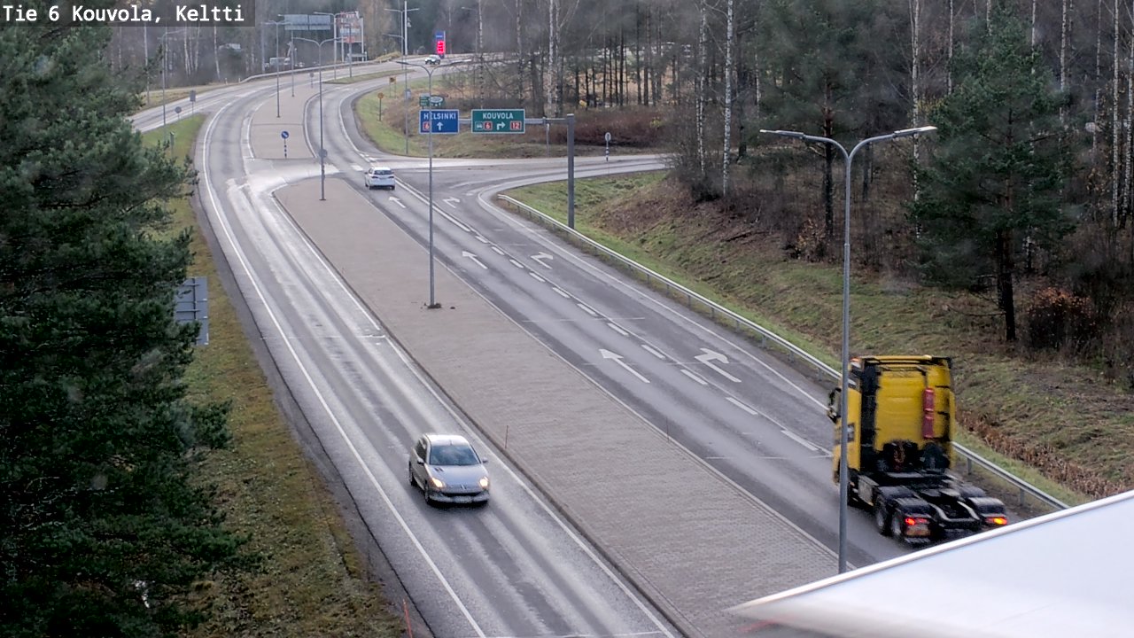 Kelikamerat Kuva Tie 6 Kouvola, Keltti, Kouvola, Kymenlaakso