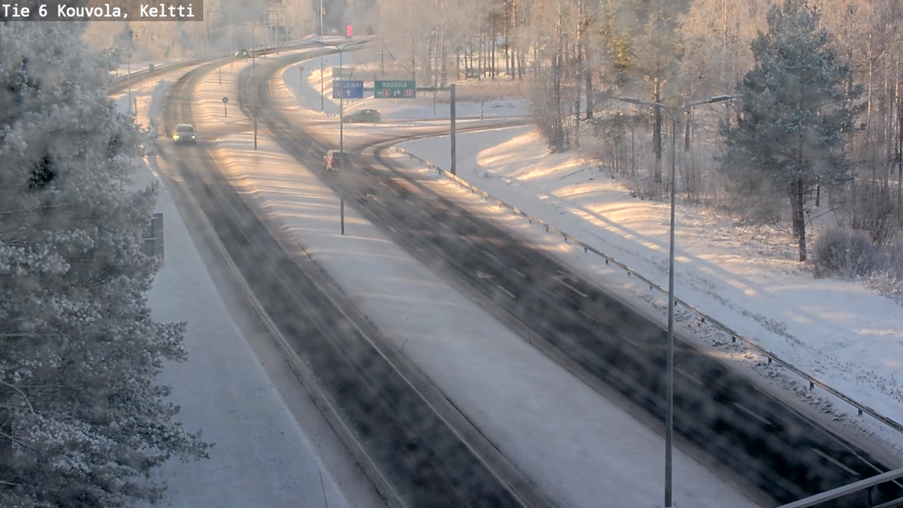 Weather Camera Image Road 6 Kouvola, Keltti, Kouvola, Kymenlaakso