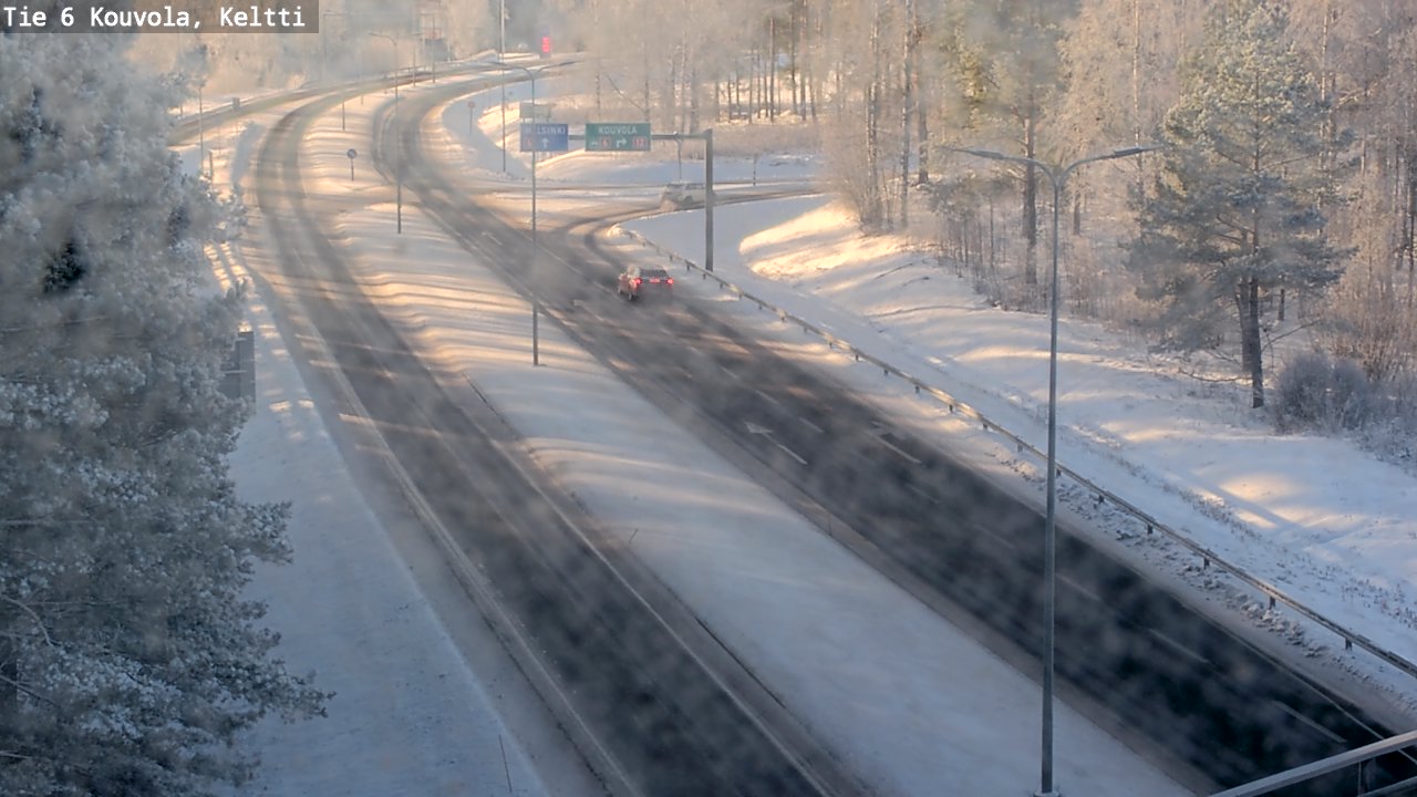 Weather Camera Image Road 6 Kouvola, Keltti, Kouvola, Kymenlaakso