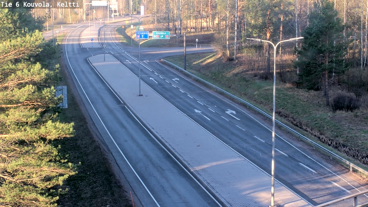 Kelikamerat Kuva Tie 6 Kouvola, Keltti, Kouvola, Kymenlaakso