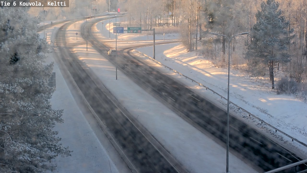 Weather Camera Image Road 6 Kouvola, Keltti, Kouvola, Kymenlaakso