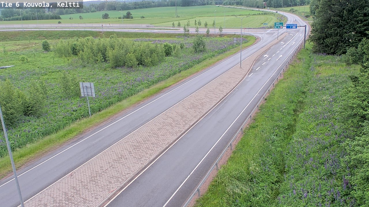 Kelikamerat Kuva Tie 6 Kouvola, Keltti, Kouvola, Kymenlaakso