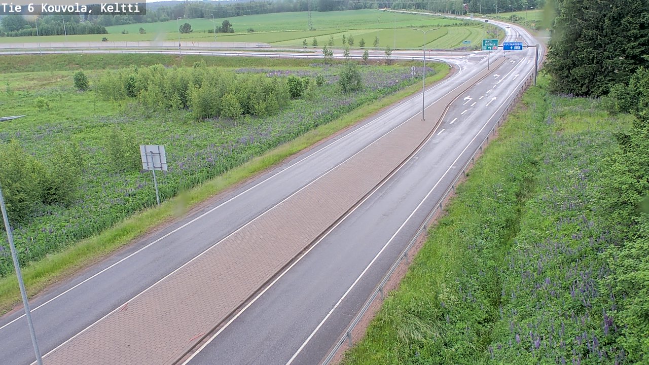Kelikamerat Kuva Tie 6 Kouvola, Keltti, Kouvola, Kymenlaakso
