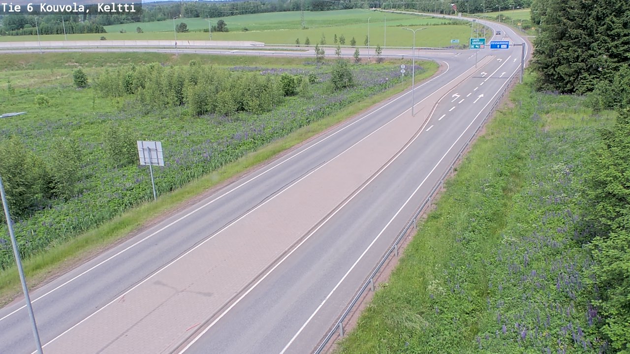 Kelikamerat Kuva Tie 6 Kouvola, Keltti, Kouvola, Kymenlaakso