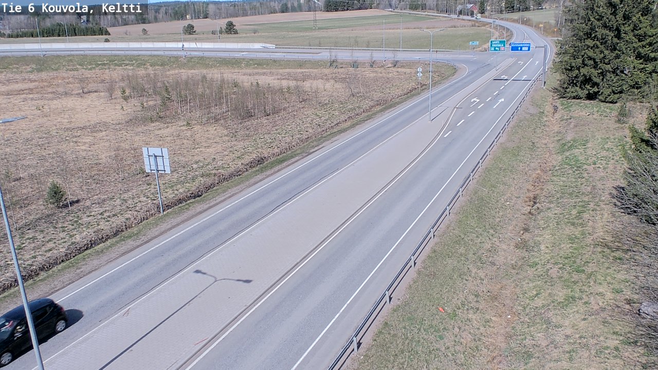 Kelikamerat Kuva Tie 6 Kouvola, Keltti, Kouvola, Kymenlaakso