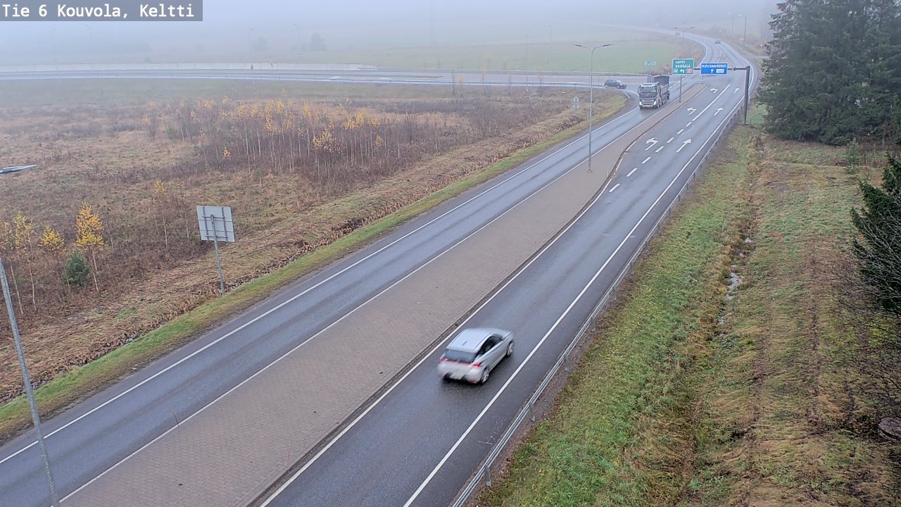 Kelikamerat Kuva Tie 6 Kouvola, Keltti, Kouvola, Kymenlaakso