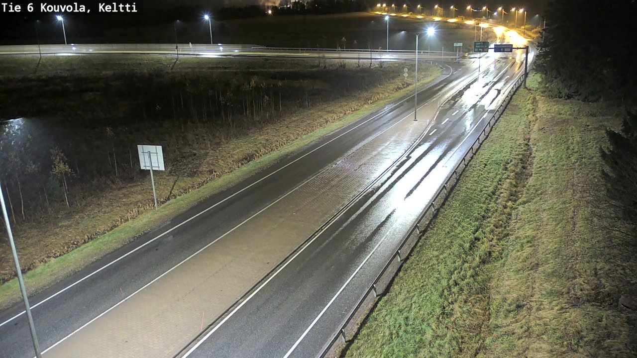 Weather Camera Image Road 6 Kouvola, Keltti, Kouvola, Kymenlaakso