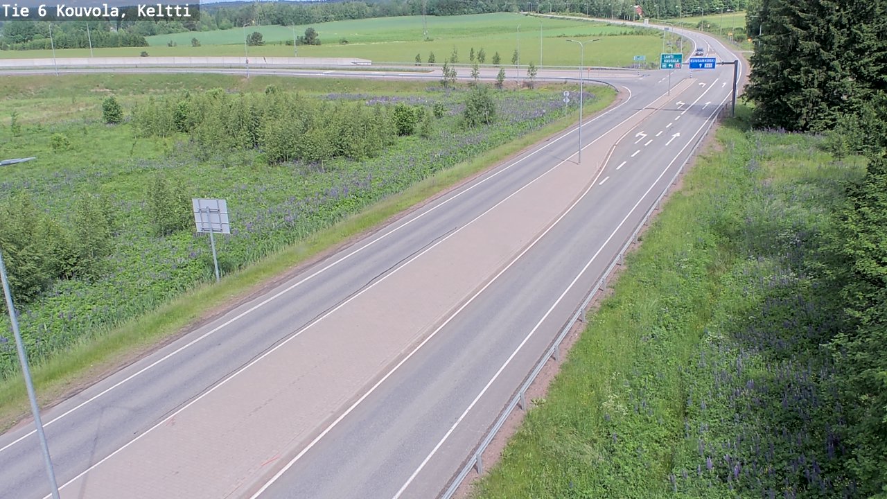 Kelikamerat Kuva Tie 6 Kouvola, Keltti, Kouvola, Kymenlaakso