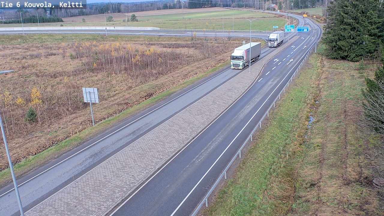 Kelikamerat Kuva Tie 6 Kouvola, Keltti, Kouvola, Kymenlaakso