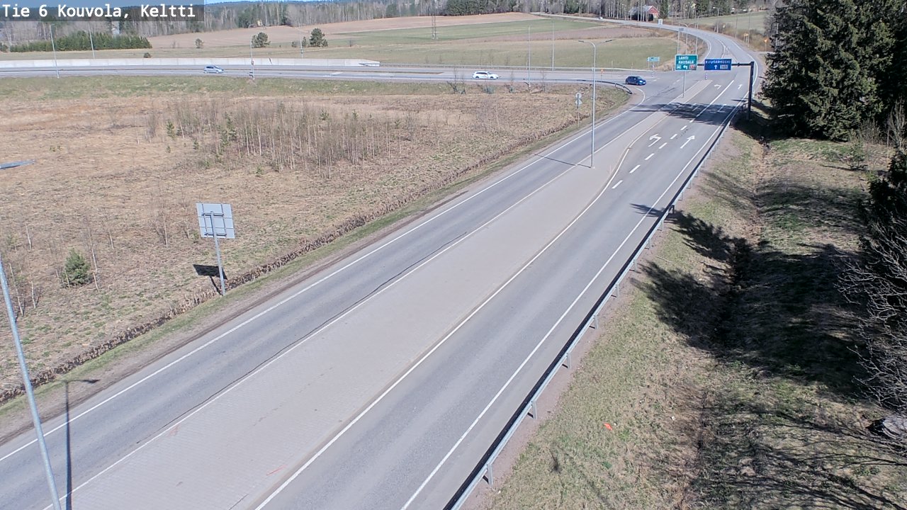 Kelikamerat Kuva Tie 6 Kouvola, Keltti, Kouvola, Kymenlaakso
