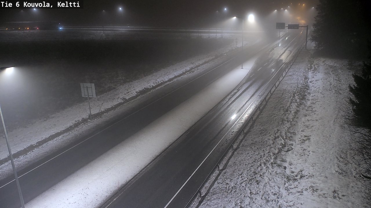 Weather Camera Image Väg 6 Kouvola,  Keltti, Kouvola, Kymenlaakso