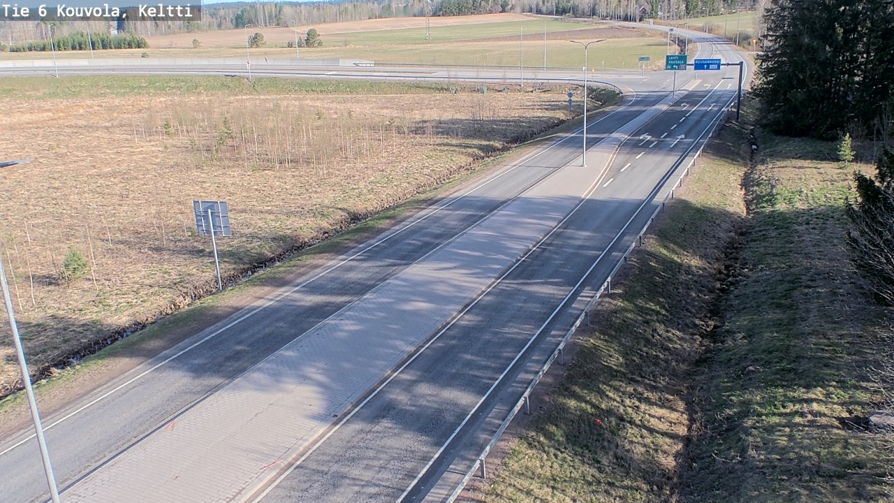 Kelikamerat Kuva Tie 6 Kouvola, Keltti, Kouvola, Kymenlaakso