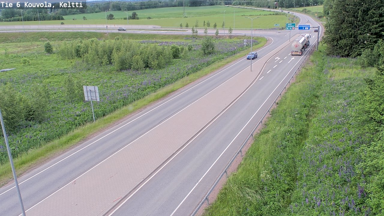 Kelikamerat Kuva Tie 6 Kouvola, Keltti, Kouvola, Kymenlaakso