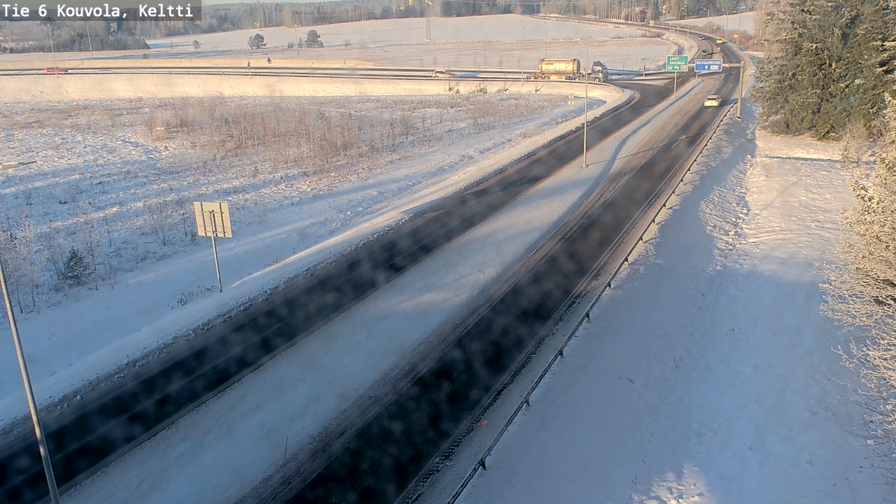 Weather Camera Image Road 6 Kouvola, Keltti, Kouvola, Kymenlaakso