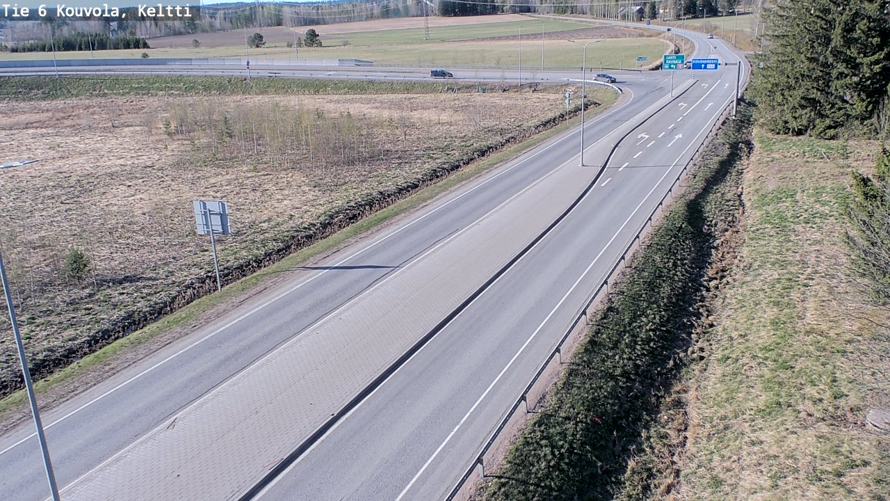 Kelikamerat Kuva Tie 6 Kouvola, Keltti, Kouvola, Kymenlaakso