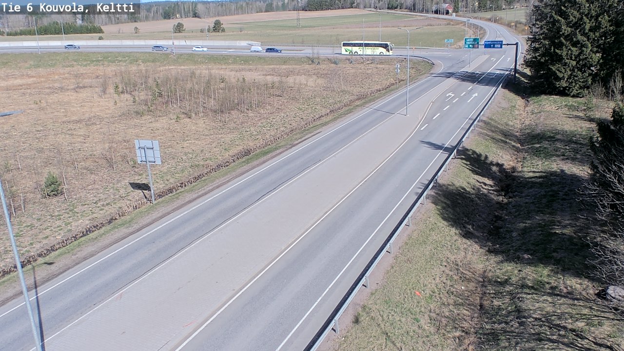 Kelikamerat Kuva Tie 6 Kouvola, Keltti, Kouvola, Kymenlaakso