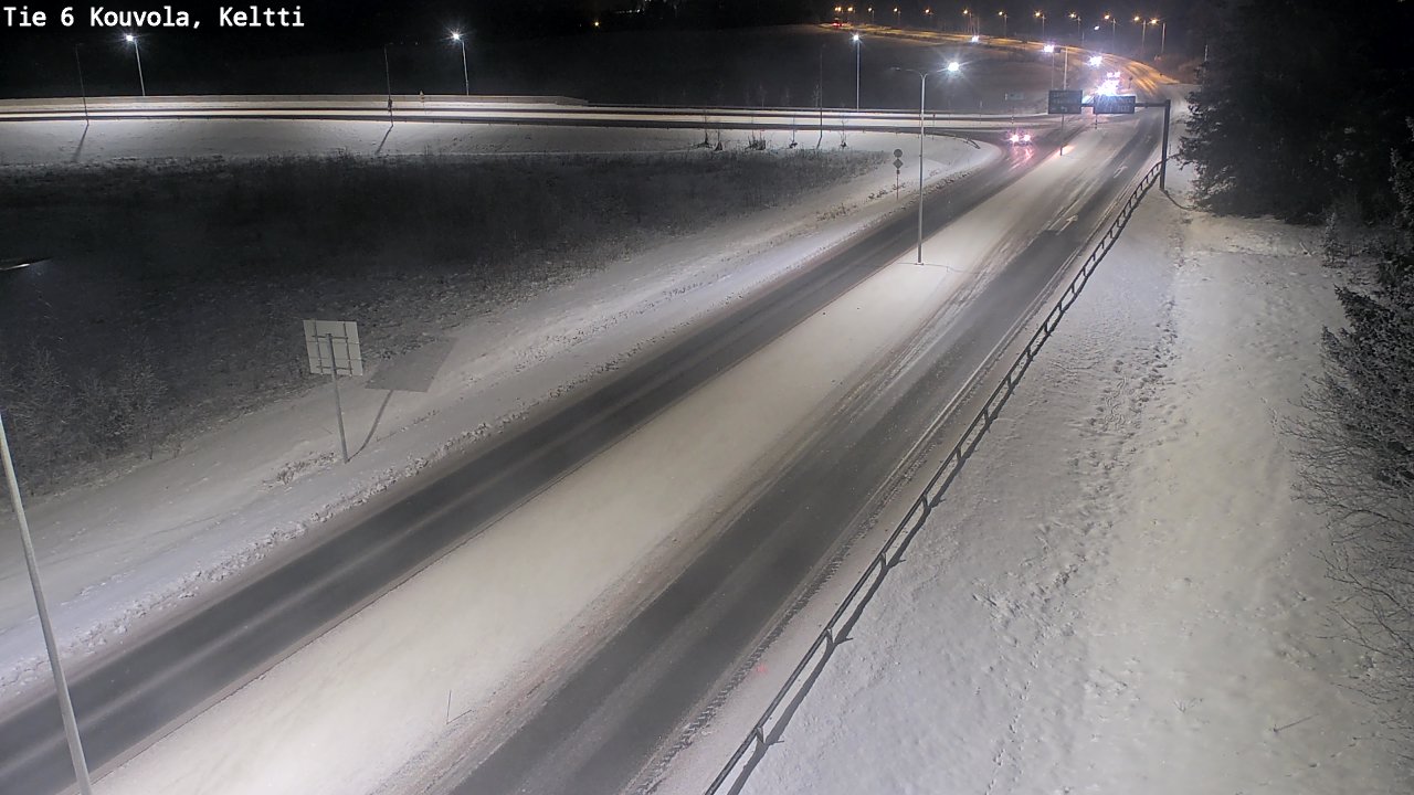 Weather Camera Image Road 6 Kouvola, Keltti, Kouvola, Kymenlaakso