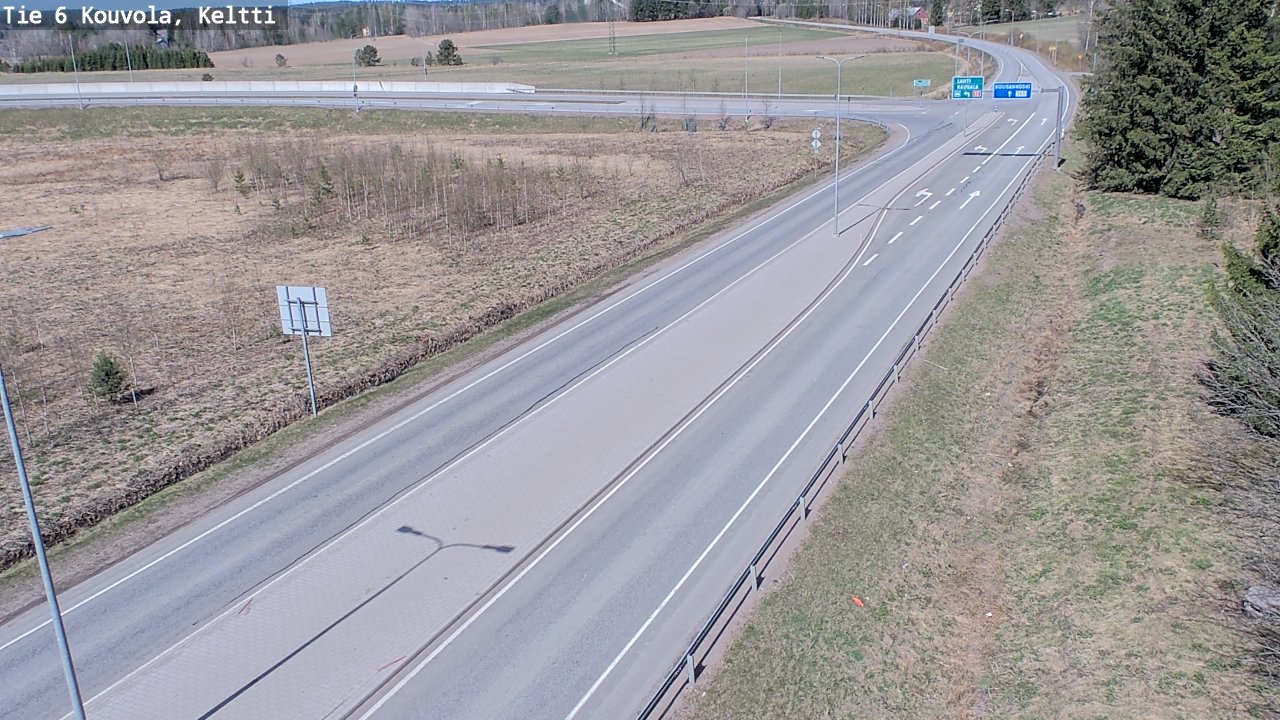 Kelikamerat Kuva Tie 6 Kouvola, Keltti, Kouvola, Kymenlaakso