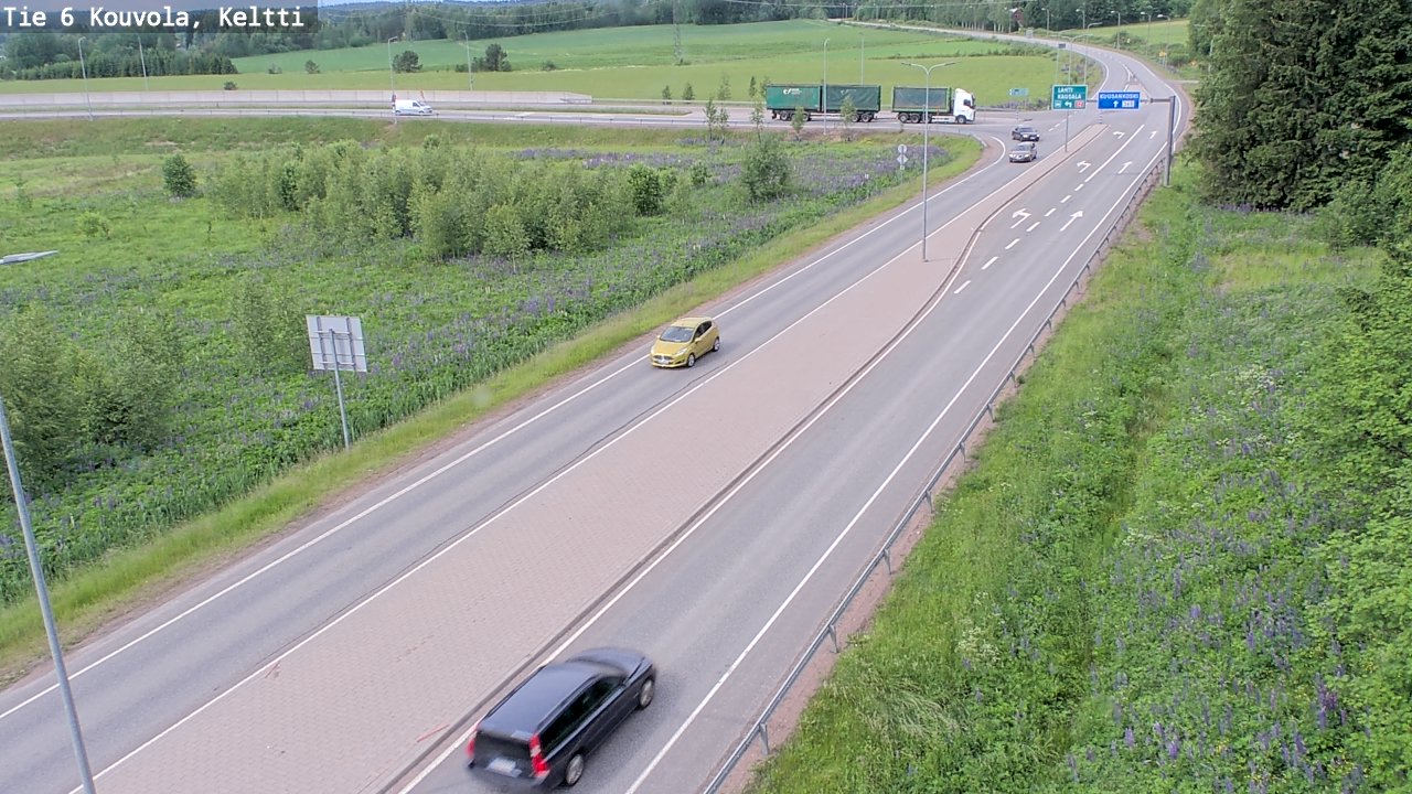 Kelikamerat Kuva Tie 6 Kouvola, Keltti, Kouvola, Kymenlaakso
