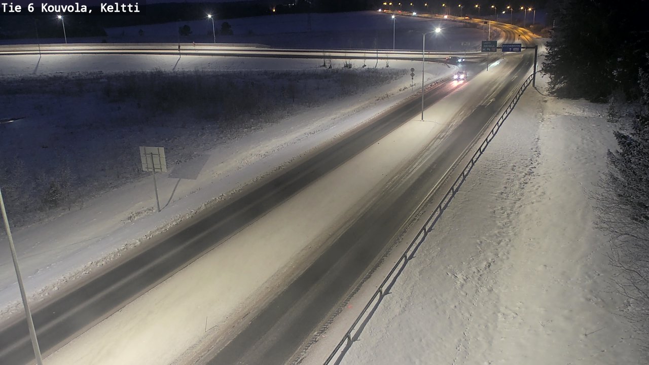 Weather Camera Image Road 6 Kouvola, Keltti, Kouvola, Kymenlaakso