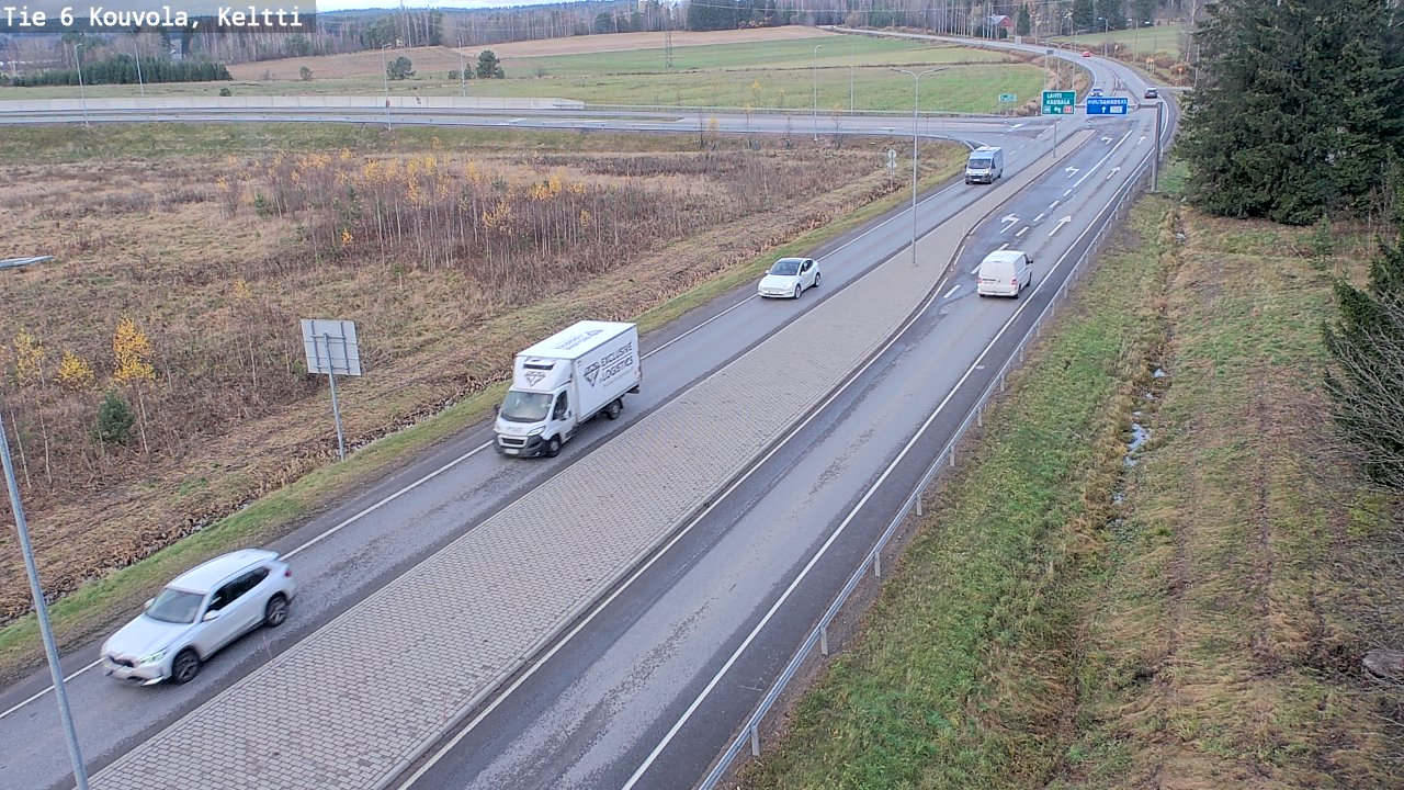 Kelikamerat Kuva Tie 6 Kouvola, Keltti, Kouvola, Kymenlaakso