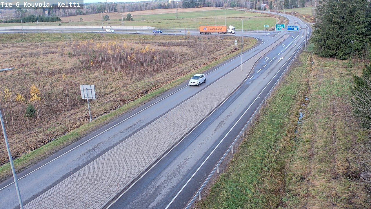 Kelikamerat Kuva Tie 6 Kouvola, Keltti, Kouvola, Kymenlaakso