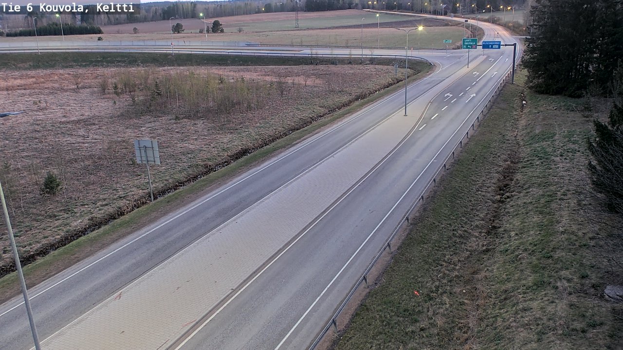 Weather Camera Image Road 6 Kouvola, Keltti, Kouvola, Kymenlaakso