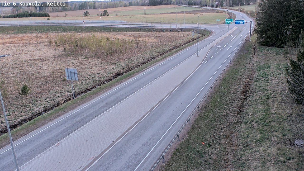 Weather Camera Image Road 6 Kouvola, Keltti, Kouvola, Kymenlaakso