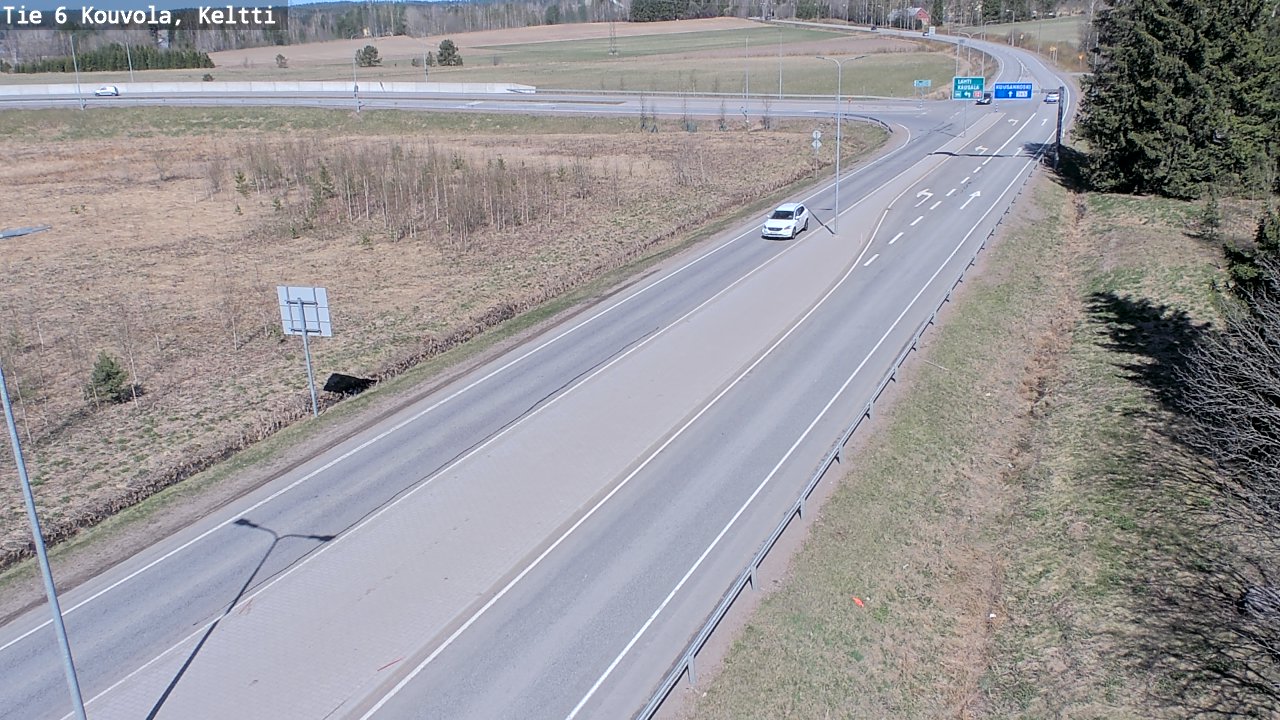 Kelikamerat Kuva Tie 6 Kouvola, Keltti, Kouvola, Kymenlaakso