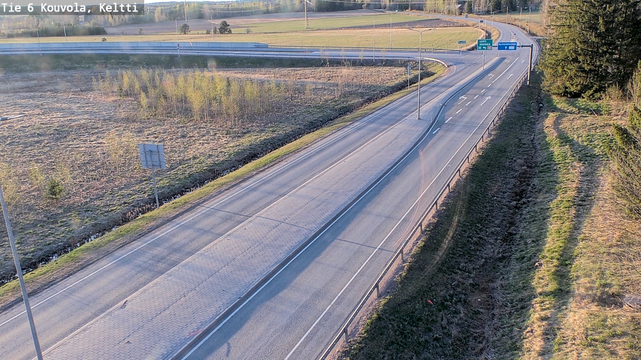 Kelikamerat Kuva Tie 6 Kouvola, Keltti, Kouvola, Kymenlaakso