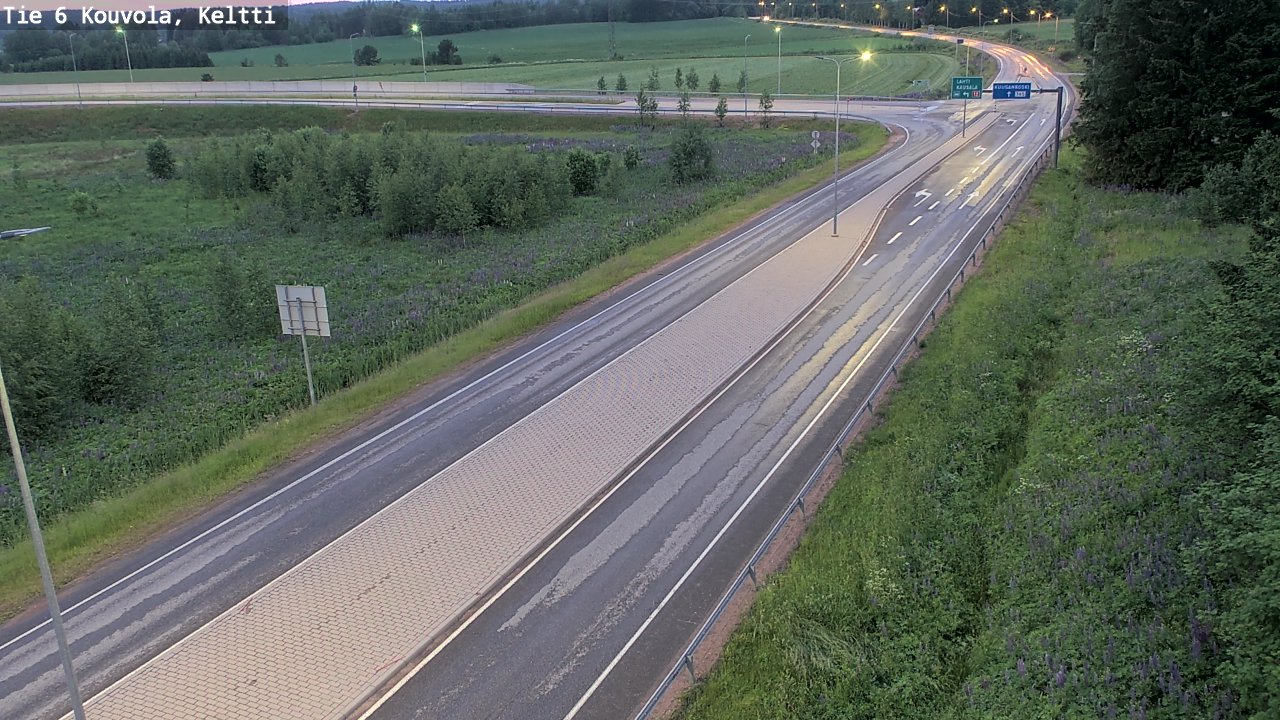 Kelikamerat Kuva Tie 6 Kouvola, Keltti, Kouvola, Kymenlaakso