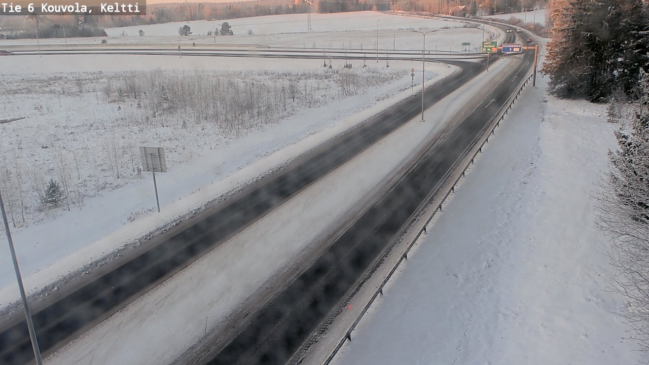 Kelikamerat Kuva Tie 6 Kouvola, Keltti, Kouvola, Kymenlaakso