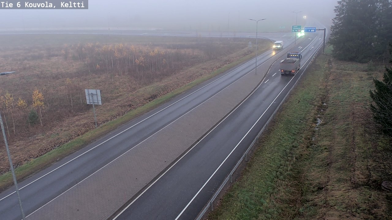 Kelikamerat Kuva Tie 6 Kouvola, Keltti, Kouvola, Kymenlaakso
