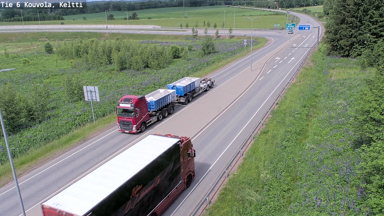 Kelikamerat Kuva Tie 6 Kouvola, Keltti, Kouvola, Kymenlaakso