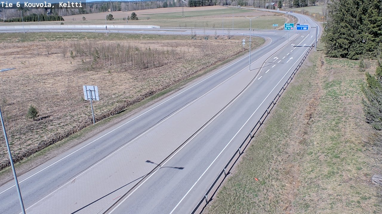 Kelikamerat Kuva Tie 6 Kouvola, Keltti, Kouvola, Kymenlaakso
