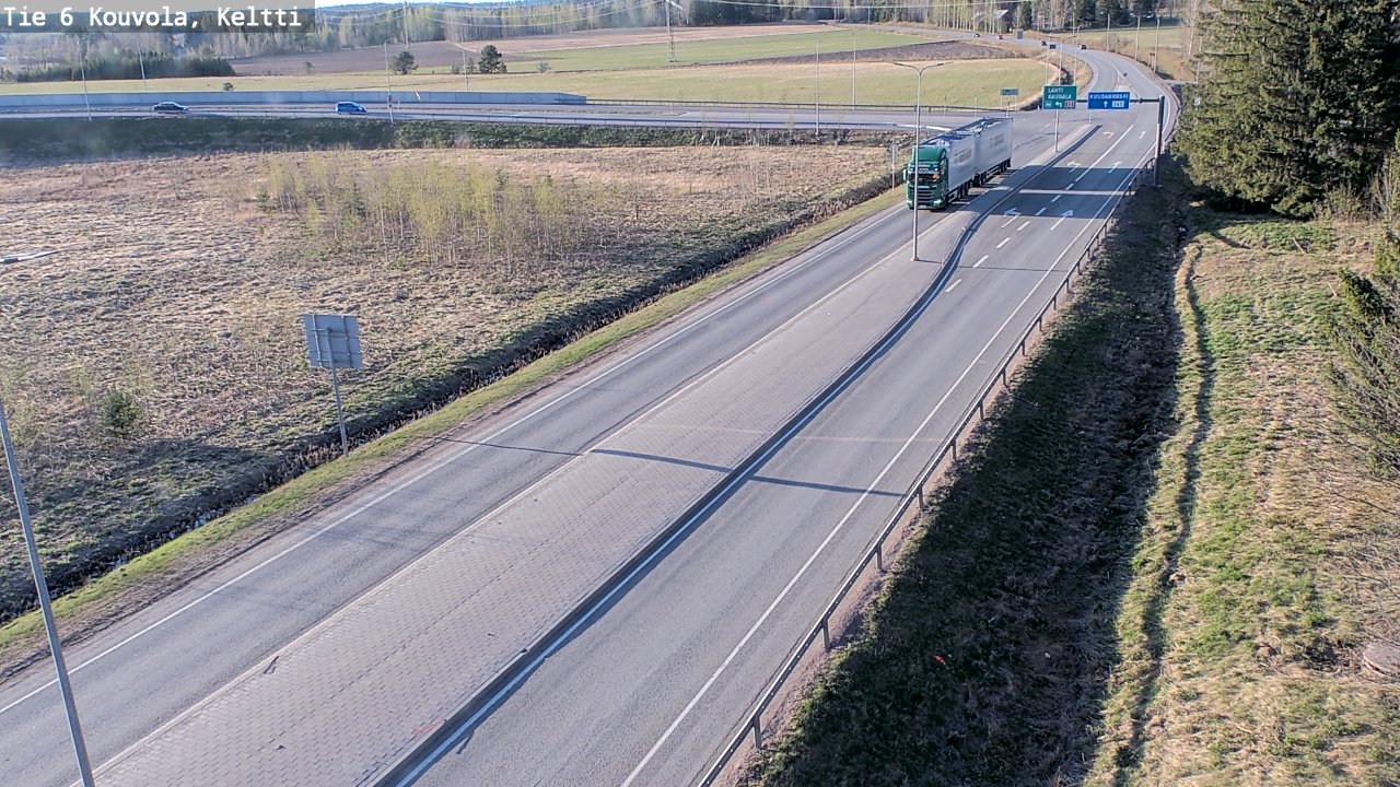 Kelikamerat Kuva Tie 6 Kouvola, Keltti, Kouvola, Kymenlaakso