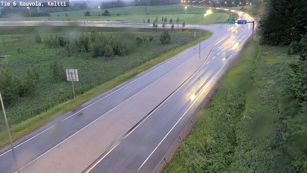 Kelikamerat Kuva Tie 6 Kouvola, Keltti, Kouvola, Kymenlaakso
