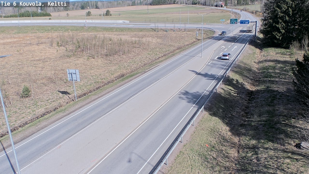 Kelikamerat Kuva Tie 6 Kouvola, Keltti, Kouvola, Kymenlaakso