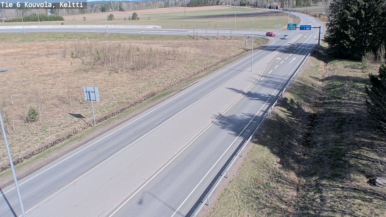 Kelikamerat Kuva Tie 6 Kouvola, Keltti, Kouvola, Kymenlaakso