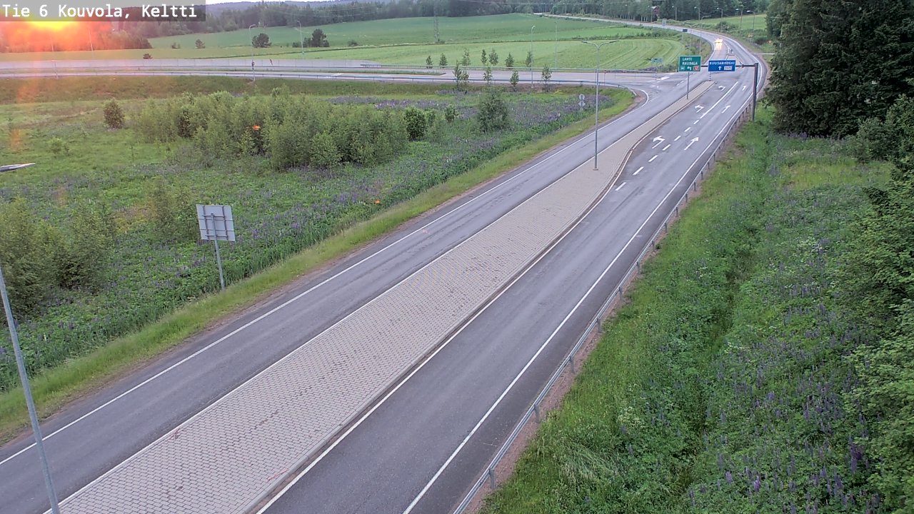 Kelikamerat Kuva Tie 6 Kouvola, Keltti, Kouvola, Kymenlaakso