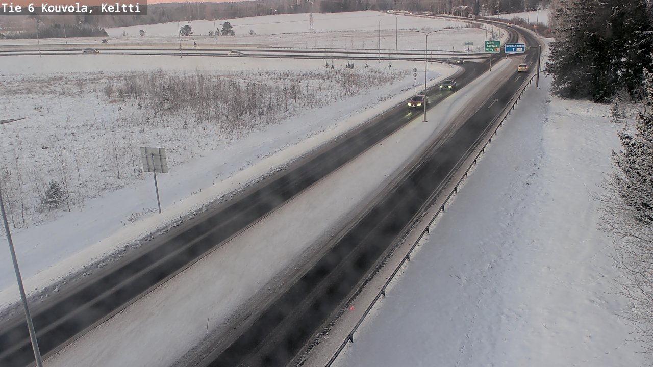 Weather Camera Image Road 6 Kouvola, Keltti, Kouvola, Kymenlaakso